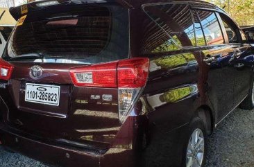 Toyota Innova G 2017 Blackish Red FOR SALE