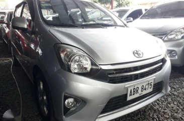 Toyota Wigo 1.0G Silver Automatic 2016 Model