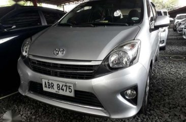 Toyota Wigo 1.0G Silver Automatic 2016 Model