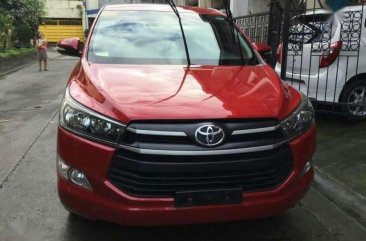 Toyota Innova E Red Manual 2017 Model