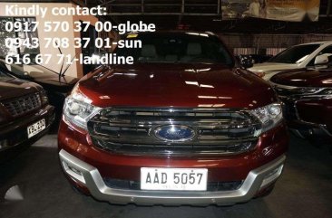 2016 Ford Everest Titanium 4x4 3.2L AT 