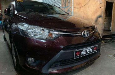 Grab Masterlists 2017 Toyota Vios 1.3 E Manual Blackish Red Ltd