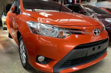 2018 Toyota Vios 1.3 E Automatic Orange Sedan