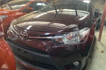 GRAB READY 2017 Toyota Vios E Manual Blackish Red