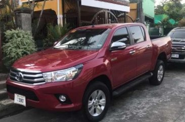 Toyota Hilux G 4x2 manual transmission 2016 model