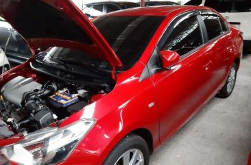 TOYOTA Vios E 2018 Automatic Red-Located at Quezon City