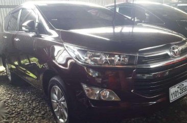 Toyota Innova G 2017 Manual B.Red-Located at Quezon City