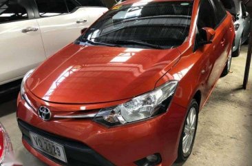 Toyota Vios E 2017 Automatic Orange-Located at Quezon City