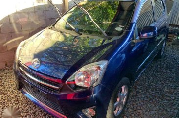 2016 Toyota Wigo 1.0 G Automatic Blue Hatchback