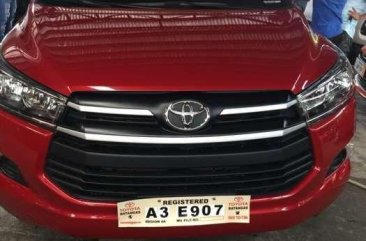 2018 Innova J manual red for sale