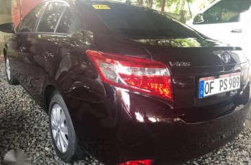 2018 Toyota Vios E Manual Transmission BLACKISH RED