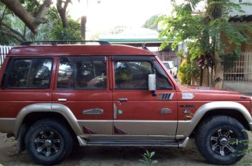 Available is a Mitsubishi Pajero 4x4 Alloy wheels