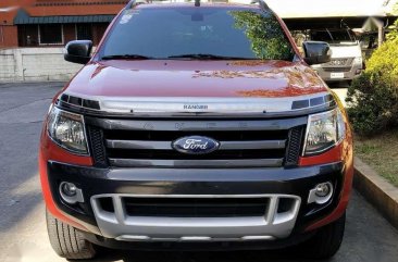 2014 FORD RANGER WILDTRAK 3.2 4X4 Automatic Orange