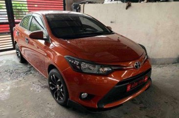 Toyota Vios E 2016 Orange Single Vvti FOR SALE