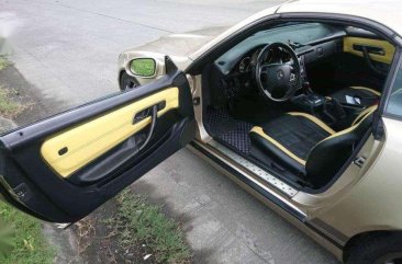 1999 Mercedes Benz SLK 230 Gold Convertible