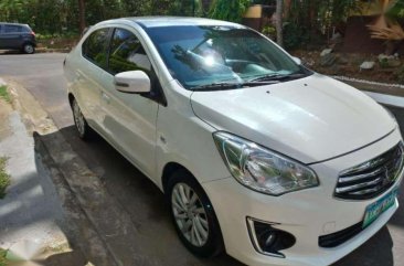 2014 Mitsubishi Mirage G4 GLS automatic Pearl white