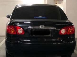 Black Toyota Corolla Altis 2002 1.6E A/T for sale