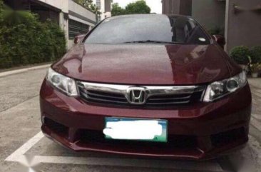 Honda Civic 2013 Carmelia red Automatic for sale