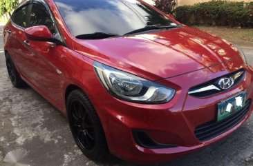 2013 Hyundai Accent 1.4 M/T Gas •veloster red