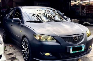 2006 Mazda 3 AT Matte Black set up new mags and tires nego