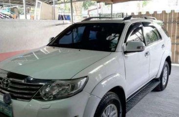 2012 Toyota Fortuner White FOR SALE