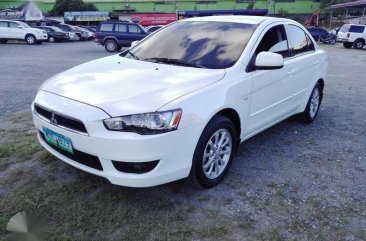 2013 Mitsubishi Lancer MX White Automatic