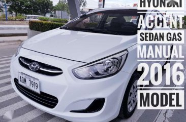 Hyundai Accent Sedan Manual 2016 (Gasoline) --- 390K Negotiable