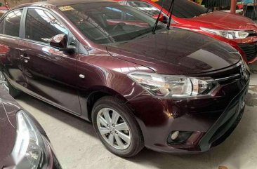 2017 Toyota Vios 1.3E automatic blackish red grab ready