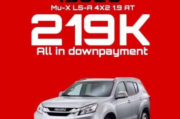 Isuzu MuX 4x2 Lsa AT 30L 2018