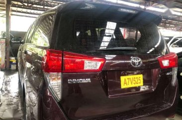 2018 Toyota Innova 2.8 E Automatic Transmission BLACKISH RED