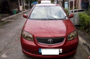 2005 Toyota Vios 1.3 E AT Red for sale