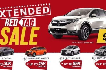 2019 Honda Red Tag Sale CRV 44k Low DP Big Discount