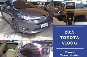 2015 Toyota Vios G Manual for sale