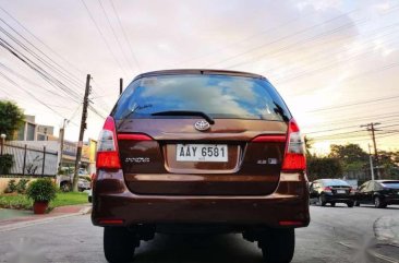 2014 Toyota Innova E Diesel Manual Special color brown
