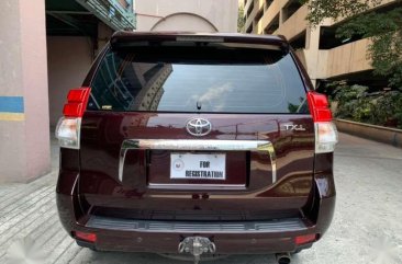 2012 TOYOTA Prado Landcruiser 27 4x4 Automatic Blackish Red Mica Imported