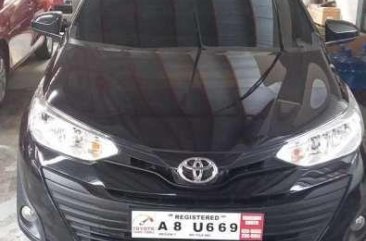 Toyota Vios 2019 1.3E automatic transmission black