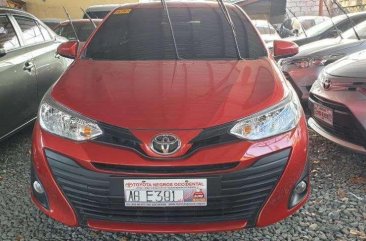 2018 Toyota Vios E Red Metallic Manual Gasoline