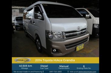 2014 Toyota Hiace GL Grandia MT FOR SALE