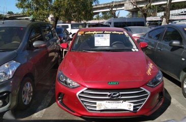 2017 Hyundai Elantra Red AT Gas - Automobilico Sm City Bicutan