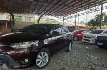 Toyota Vios E 2017 Blackish Red Matic