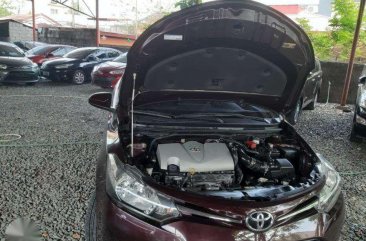 Toyota Vios E 2017 Blackish Red Matic