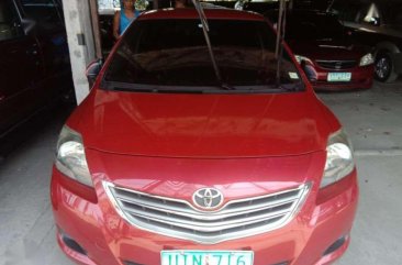 Toyota Vios 1.3 E 2012 Model Red Manual Transmission