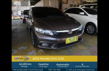 2012 Honda Civic 2.0S AT for sale