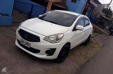 2014 Mitsubishi Mirage G4 White MT Gas FOR SALE