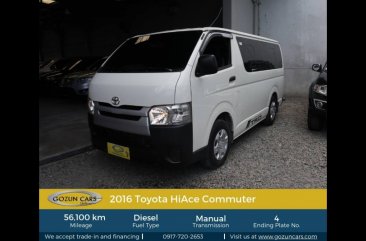 2016 Toyota Hiace Commuter MT for sale