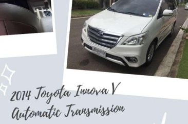 2014 Toyota Innova V Automatic diesel for sale 