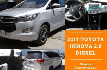 2017 Toyota Innova E MT Manual transmission