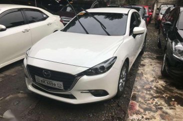 2017 Mazda 3 Skyactive automatic pearl white