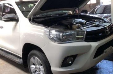 2016 Toyota Hilux 2.4 G 4x2 Manual White Color