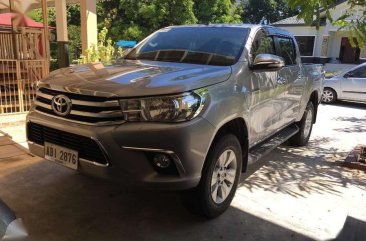 2016 Toyota Hilux G model 4x2 2.4 engine AT